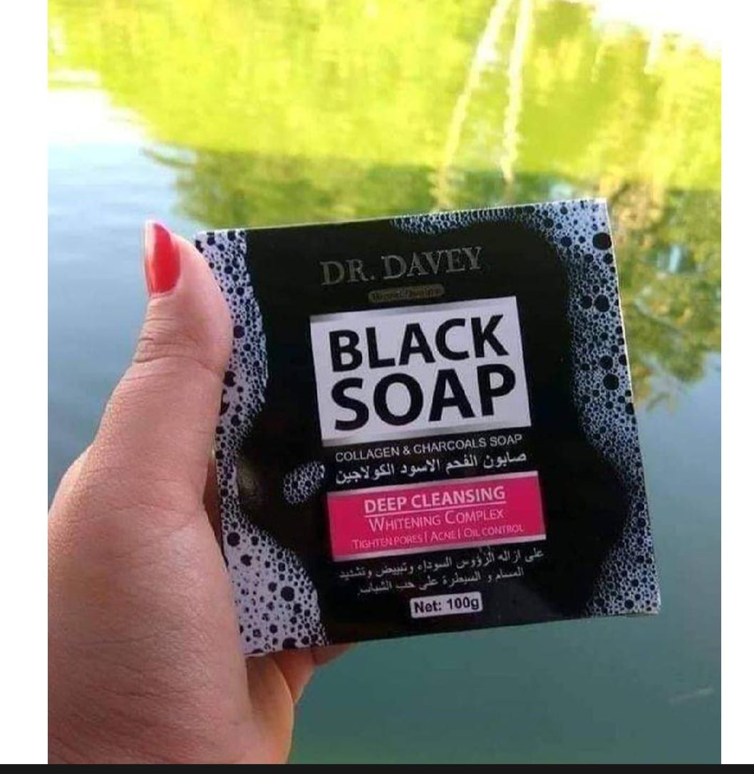 DR.DAVEY Black Charcoal Soap (100g)